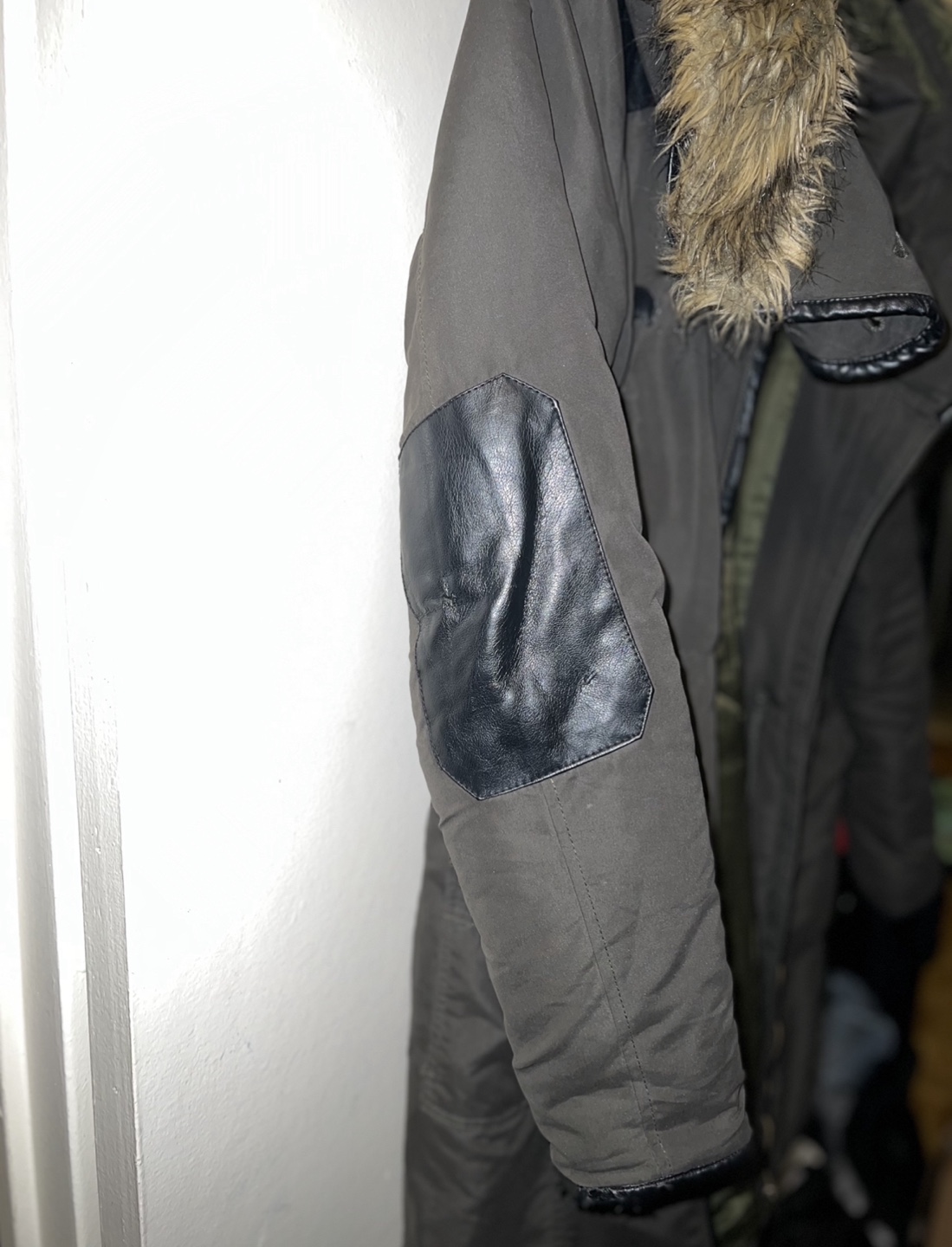 Olive Green Parka Jacket-size M - photo 2