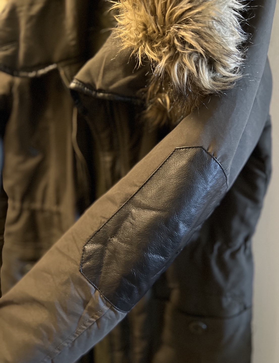Olive Green Parka Jacket-size M - photo 3