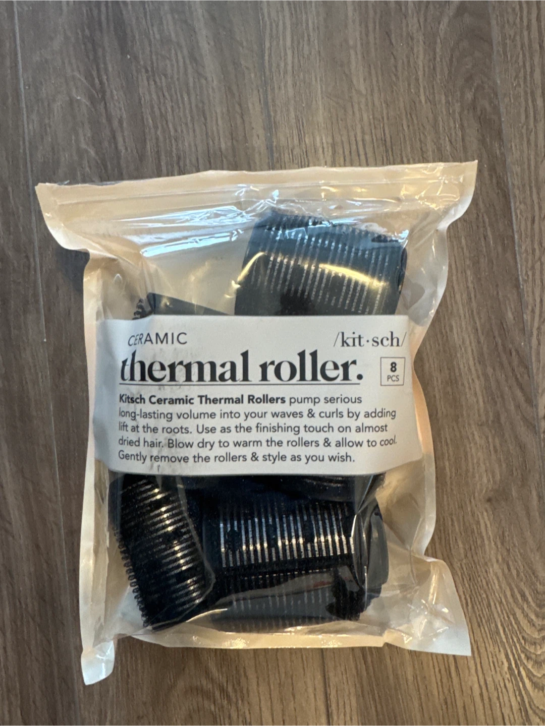 Kitsch Ceramic Thermal Rollers - 8 Pcs