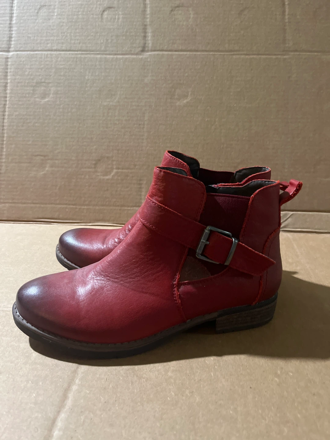 Red Ankle Boots - photo 2