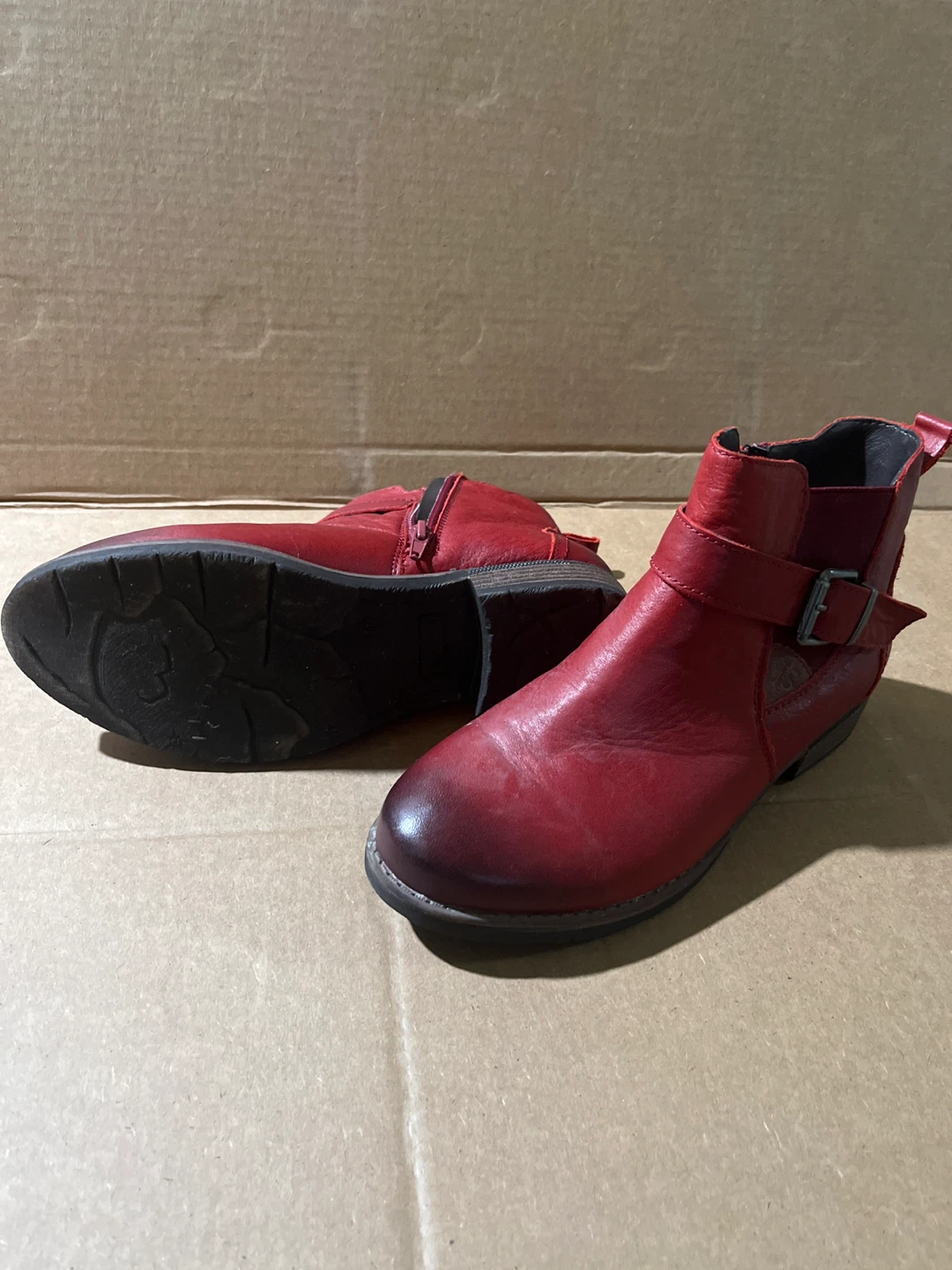 Red Ankle Boots - photo 3