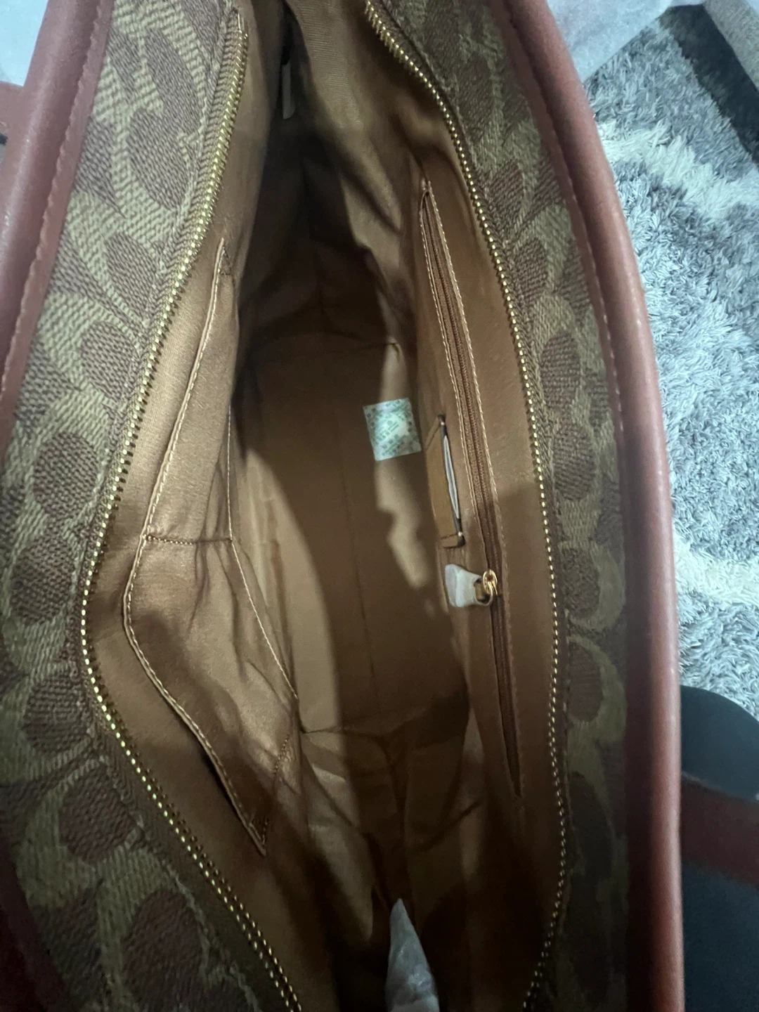 Coach Avenue Carryall Tote - Brown, New - photo 3