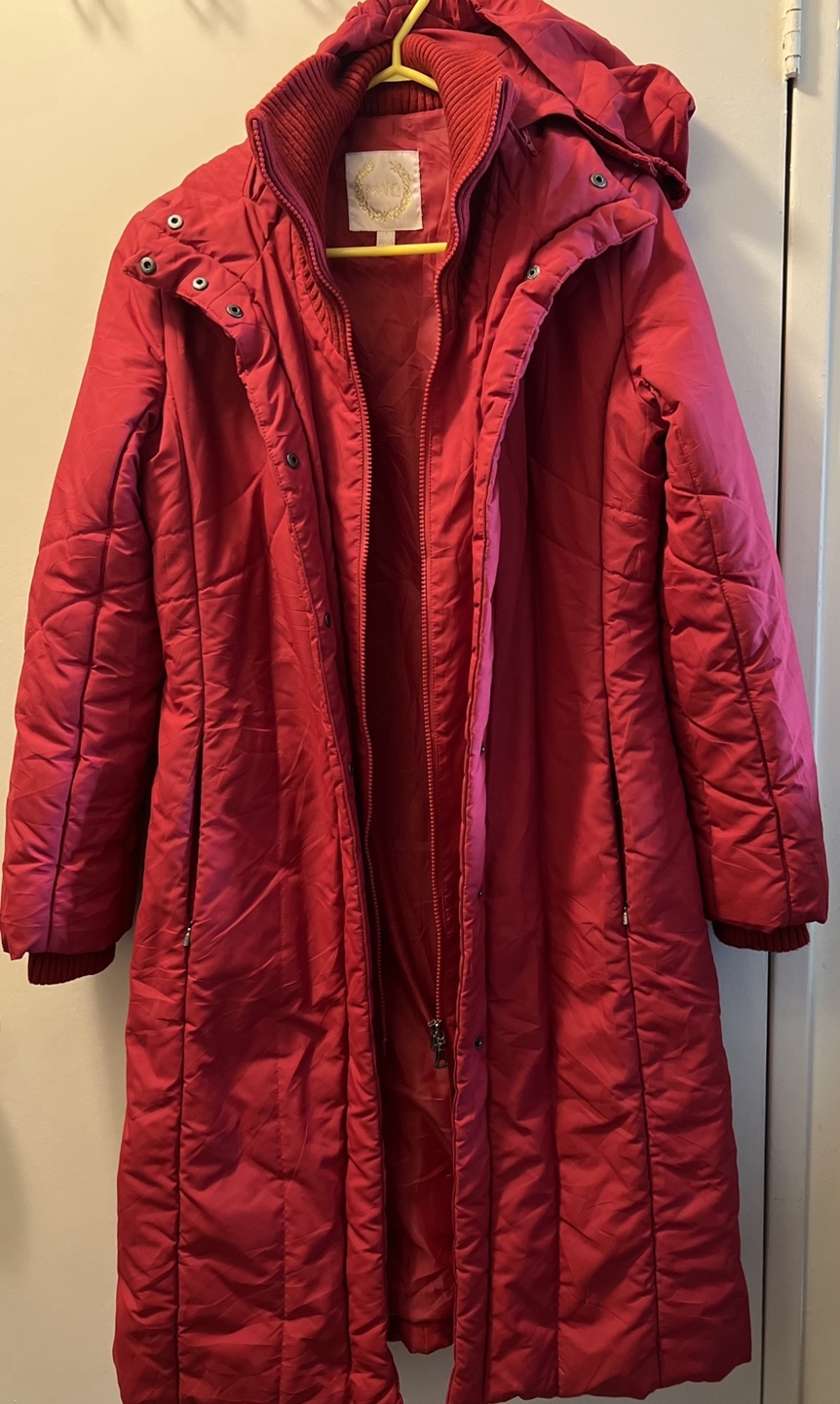 Liz Claiborne Red Winter Coat -Size L