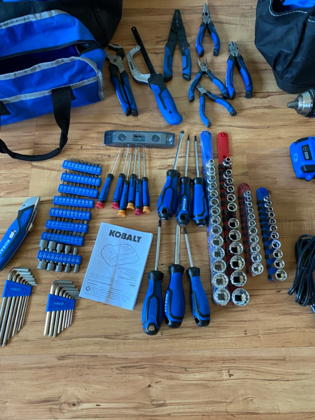 Kobalt Tool Set with Drill and Saw