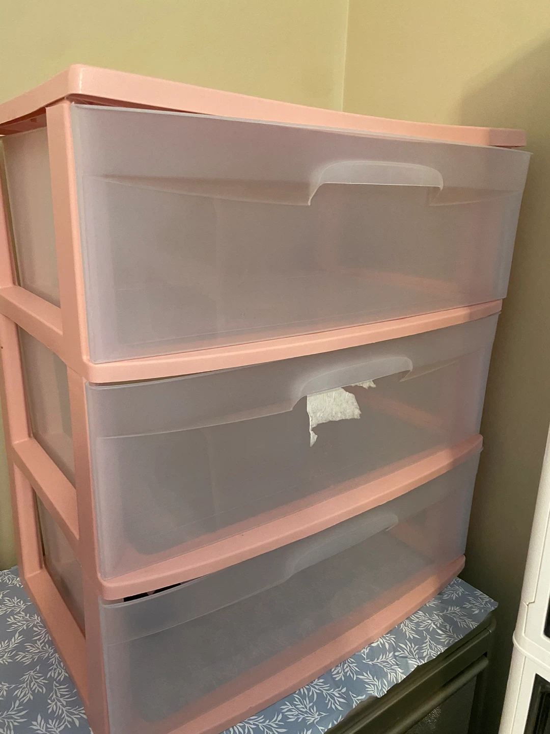 Pink 3-Drawer Storage Unit - photo 2