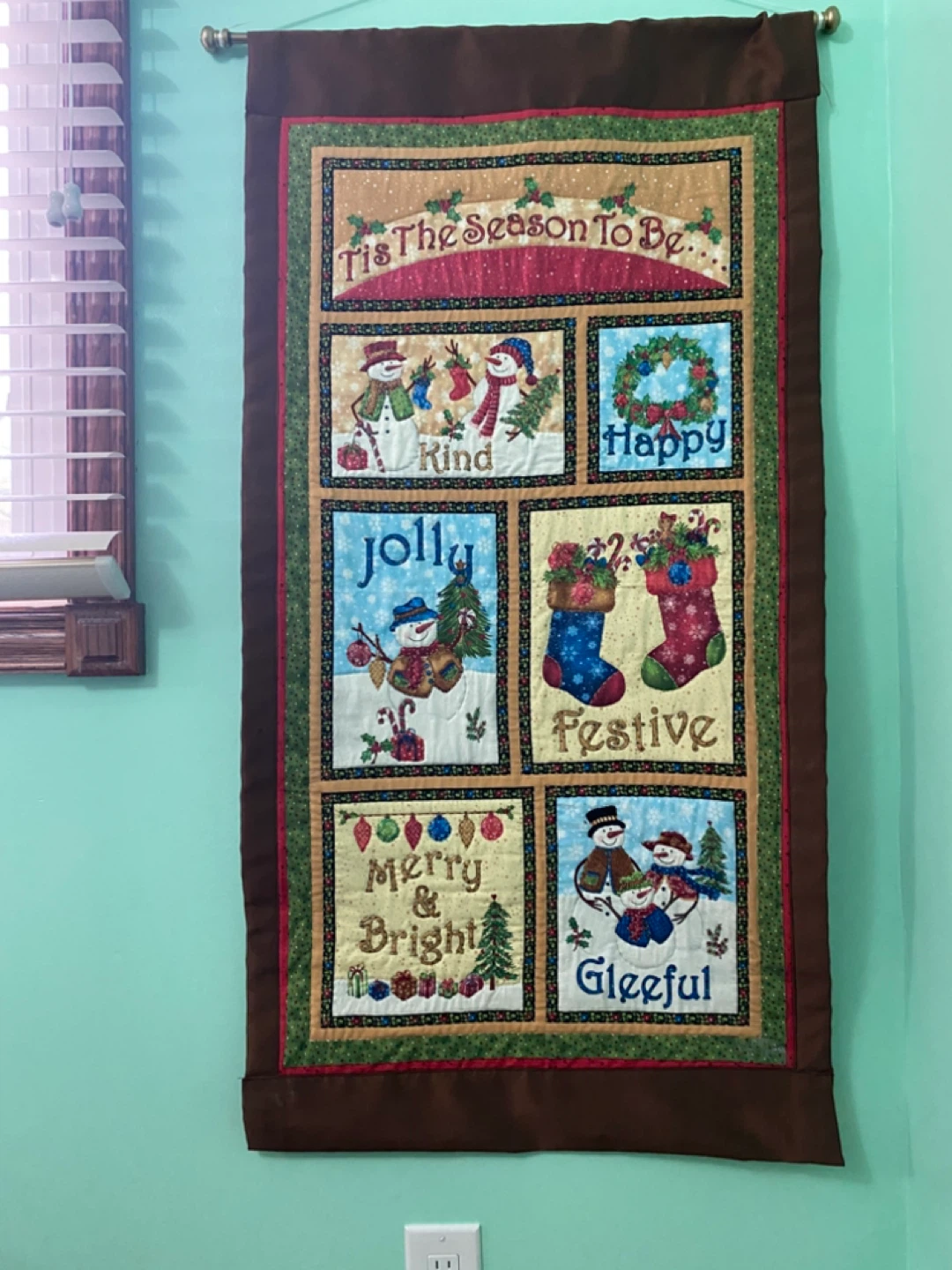 Christmas Wall Hanging - 'Tis the Season