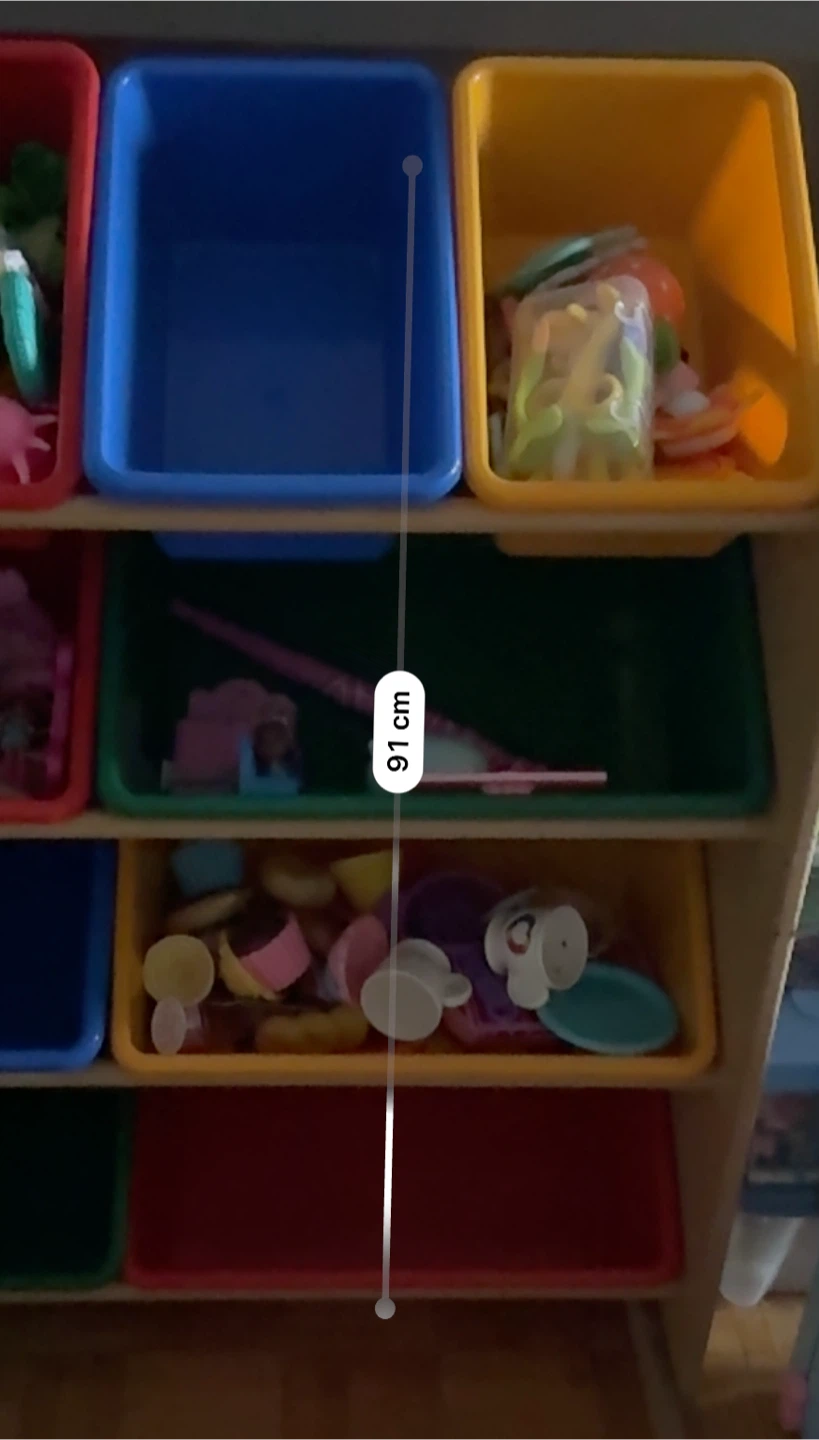 Kids Storage Shelf with Bins - photo 3