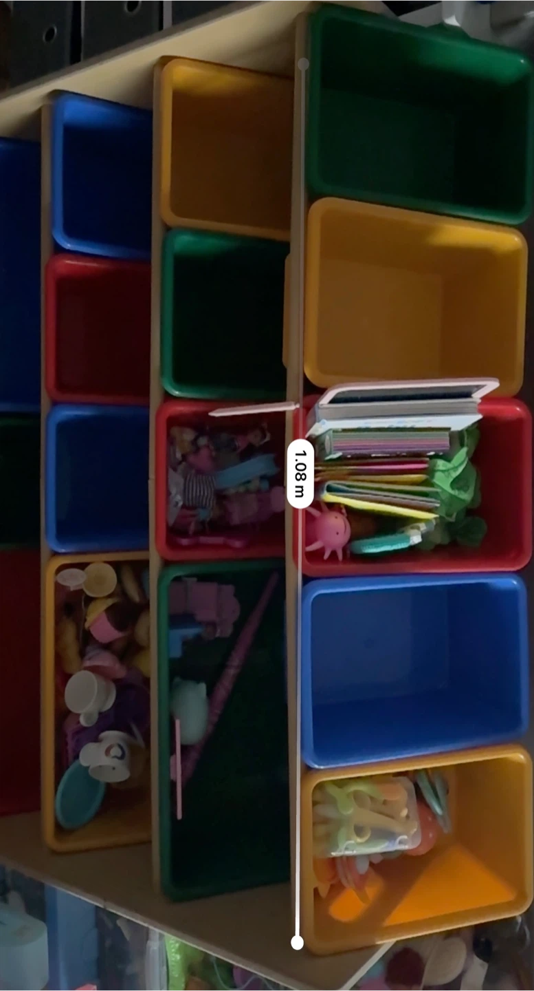 Kids Storage Shelf with Bins - photo 2