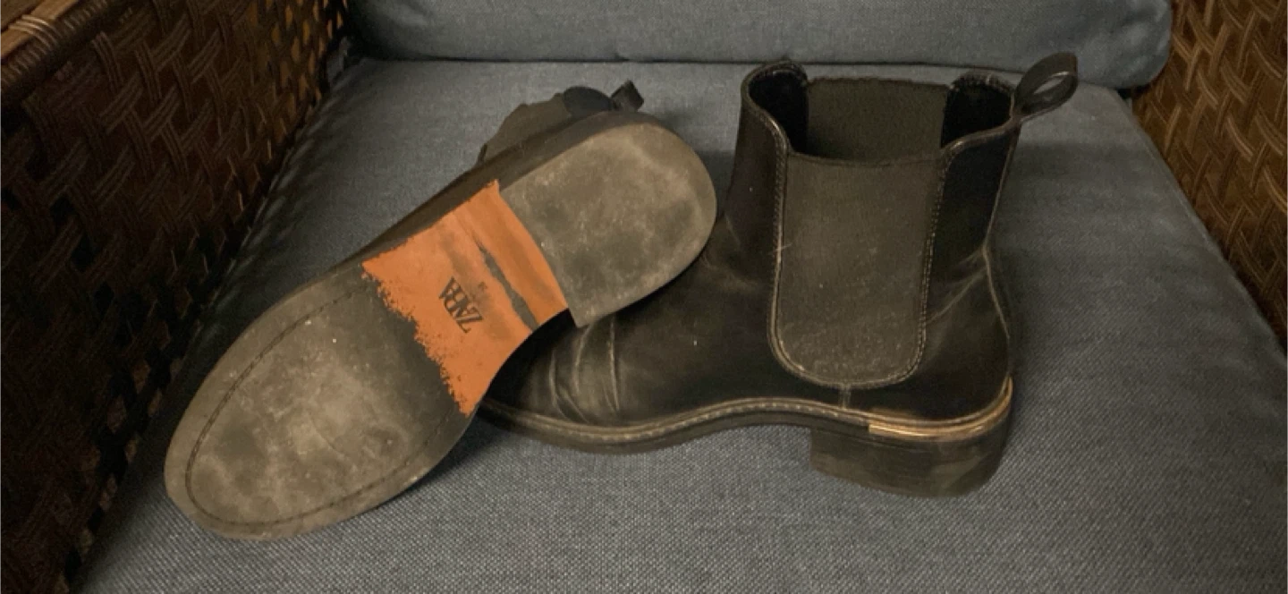 Zara Black Chelsea Boots