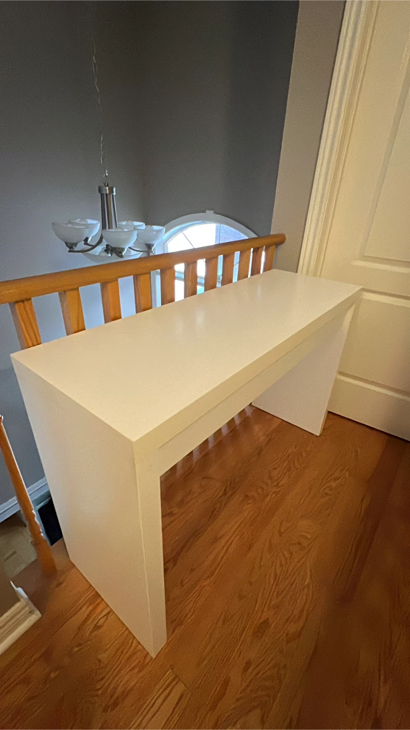 White Desk with Drawer