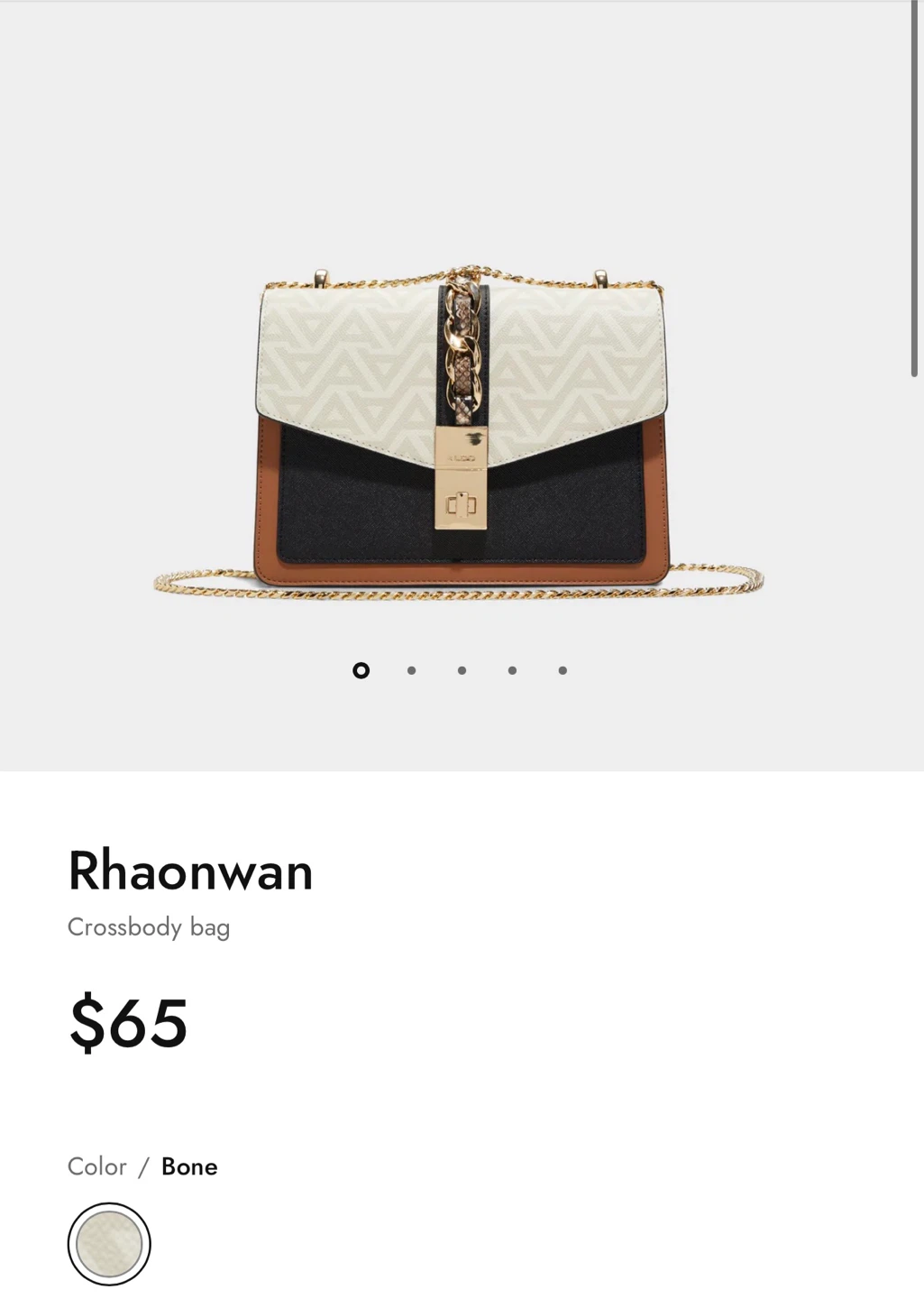 ALDO Rhaonwan Crossbody Bag - Bone