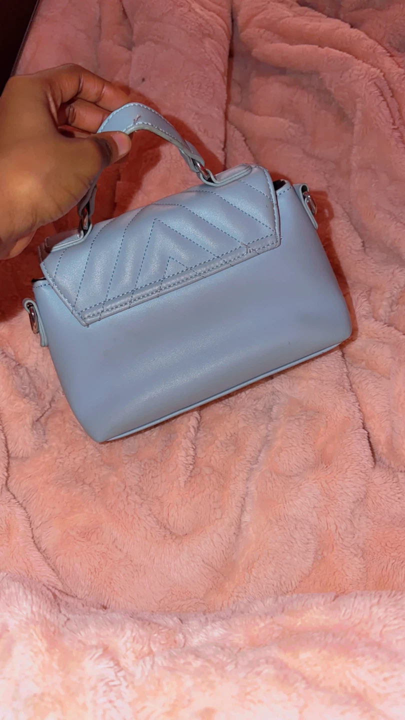 Light Blue Quilted Handbag - photo 2