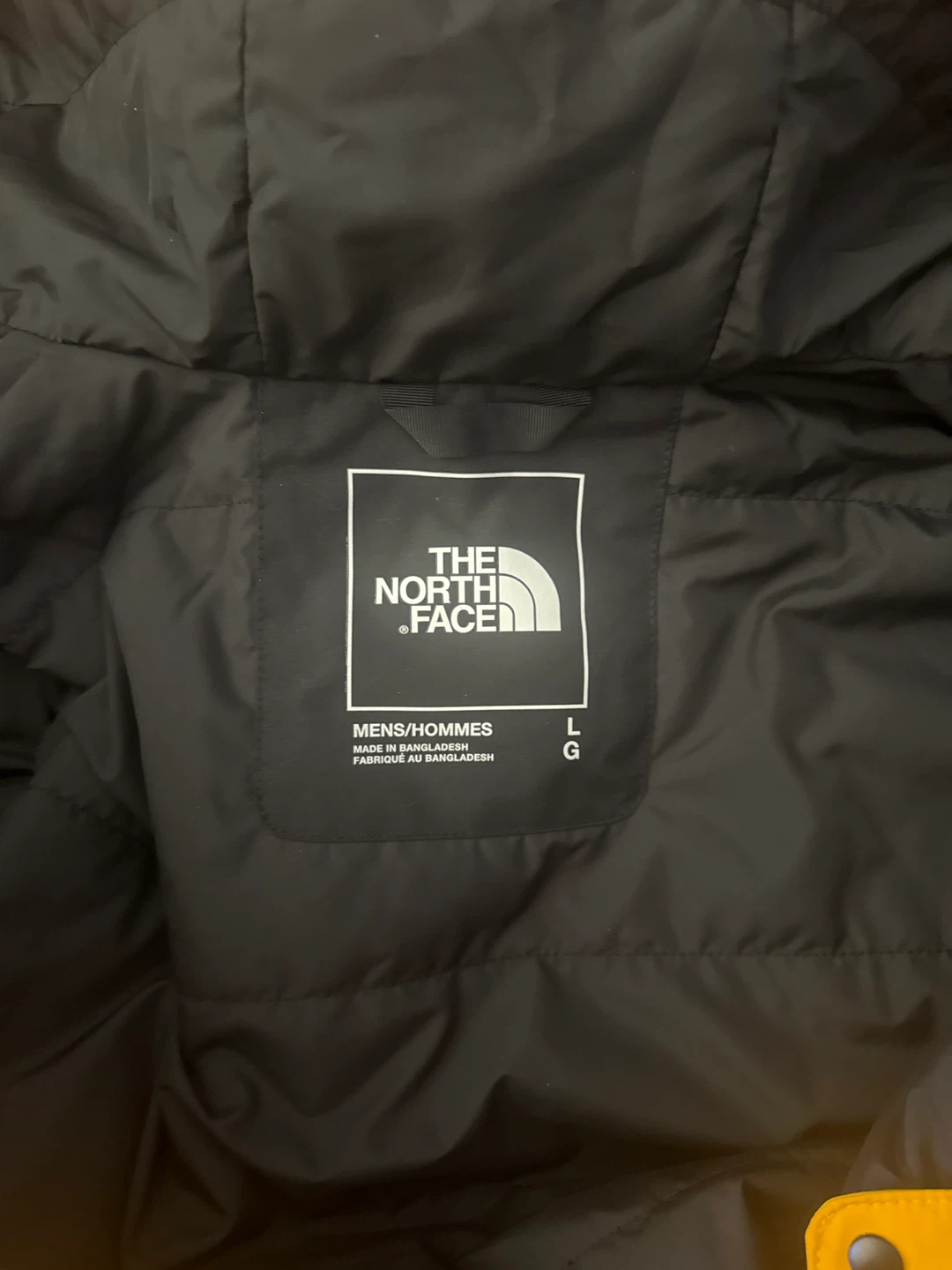 The North Face Yellow & Black Winter Jacket - Size L - photo 2