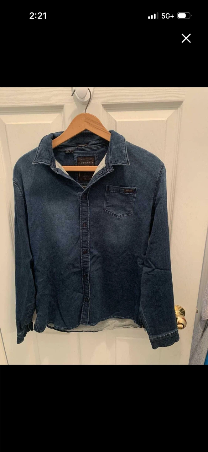 Guess Denim Shirt (Boys 14Y) - Slim Fit