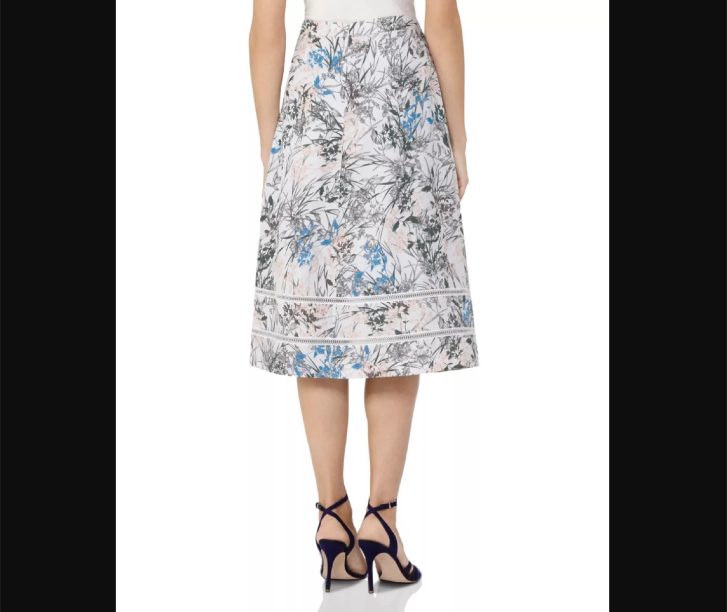 Reiss "Rennie" Printed Silk Skirt Size 4 *Brand New With Tags* - photo 2