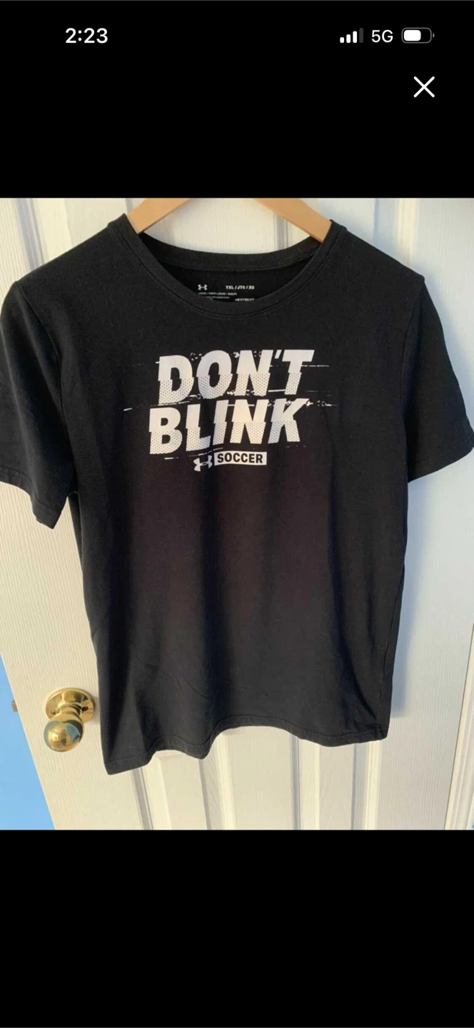 Under Armour 'Don't Blink' Soccer Shirt YXL