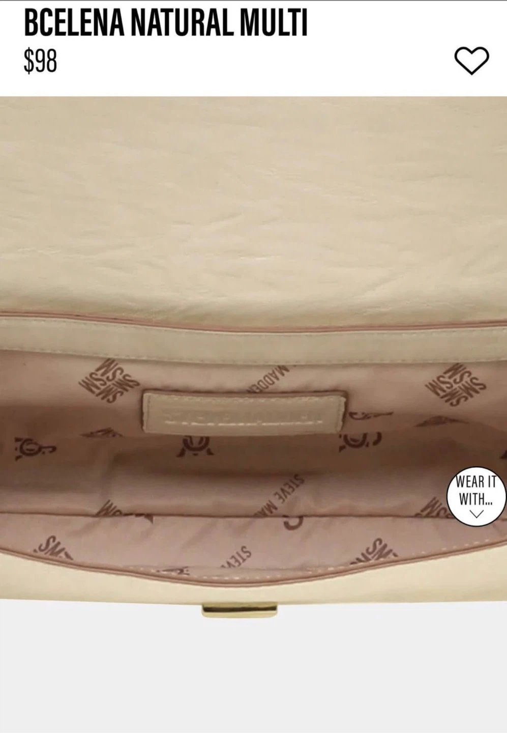Steve Madden BCelena Natural Multi Bag - photo 2