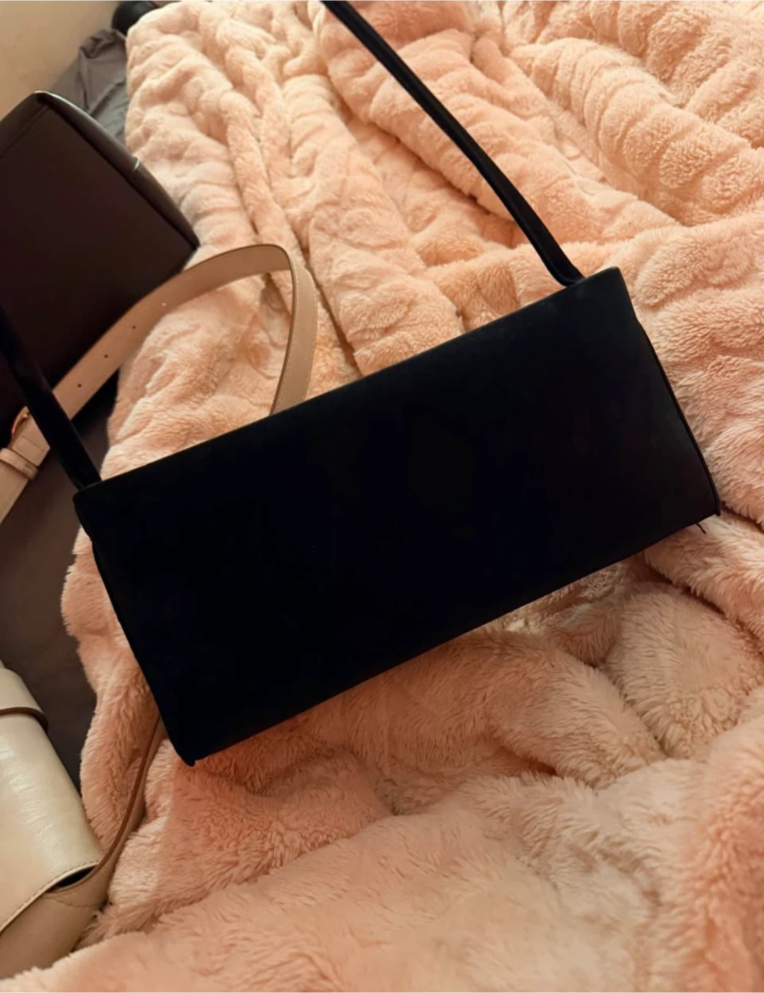 Black Velvet Shoulder Bag - photo 2