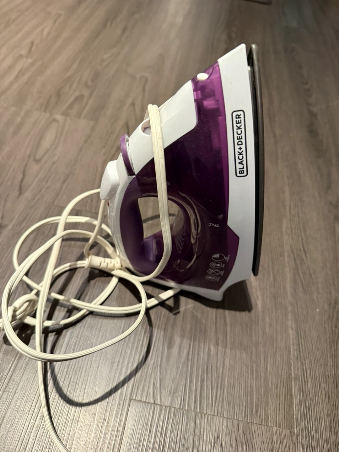 Black+Decker Purple Iron