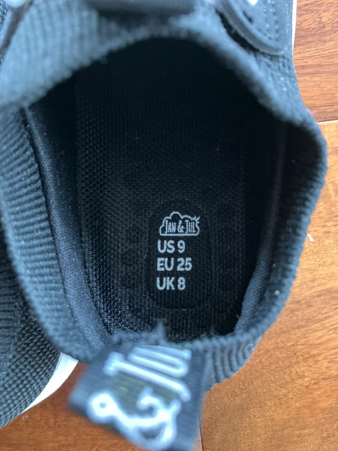 Jan & Jul Kids' Black Sneakers - Size 9 - photo 2