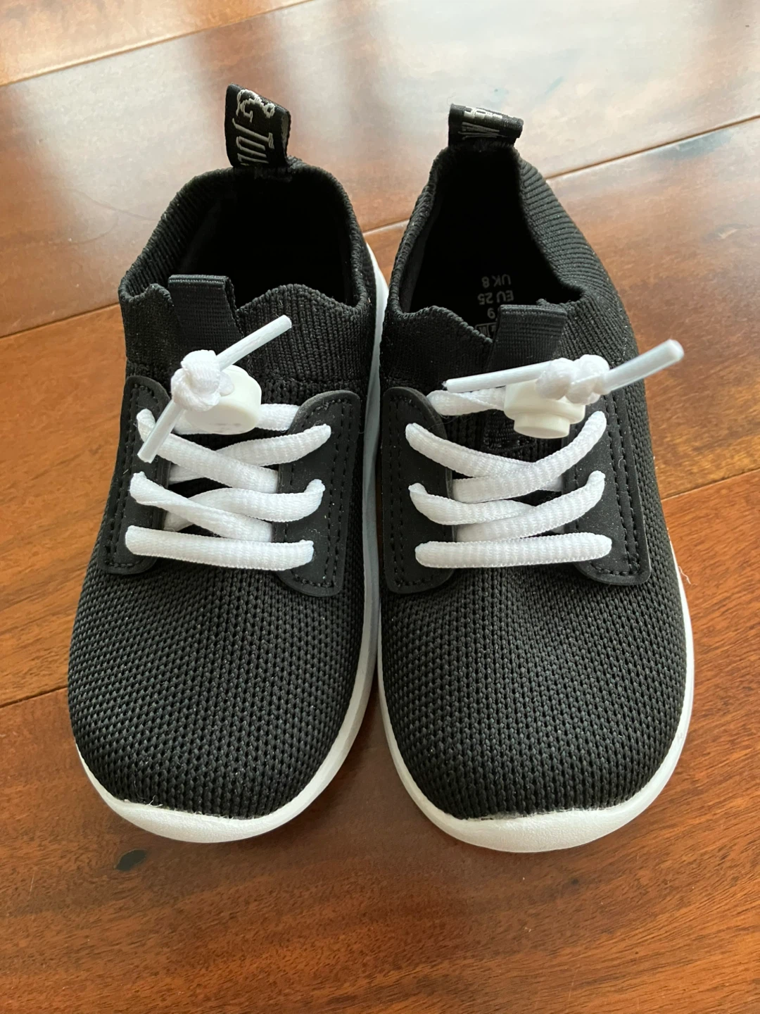 Jan & Jul Kids' Black Sneakers - Size 9