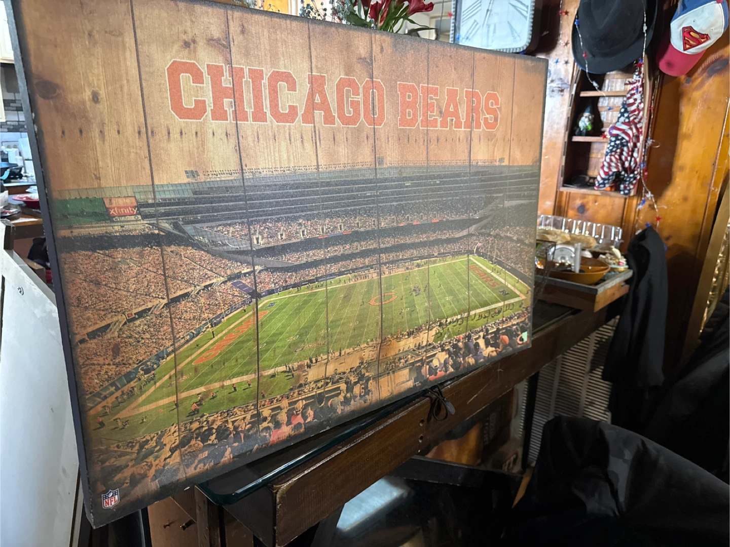 Chicago Bears Stadium Canvas Wall Art - photo 2