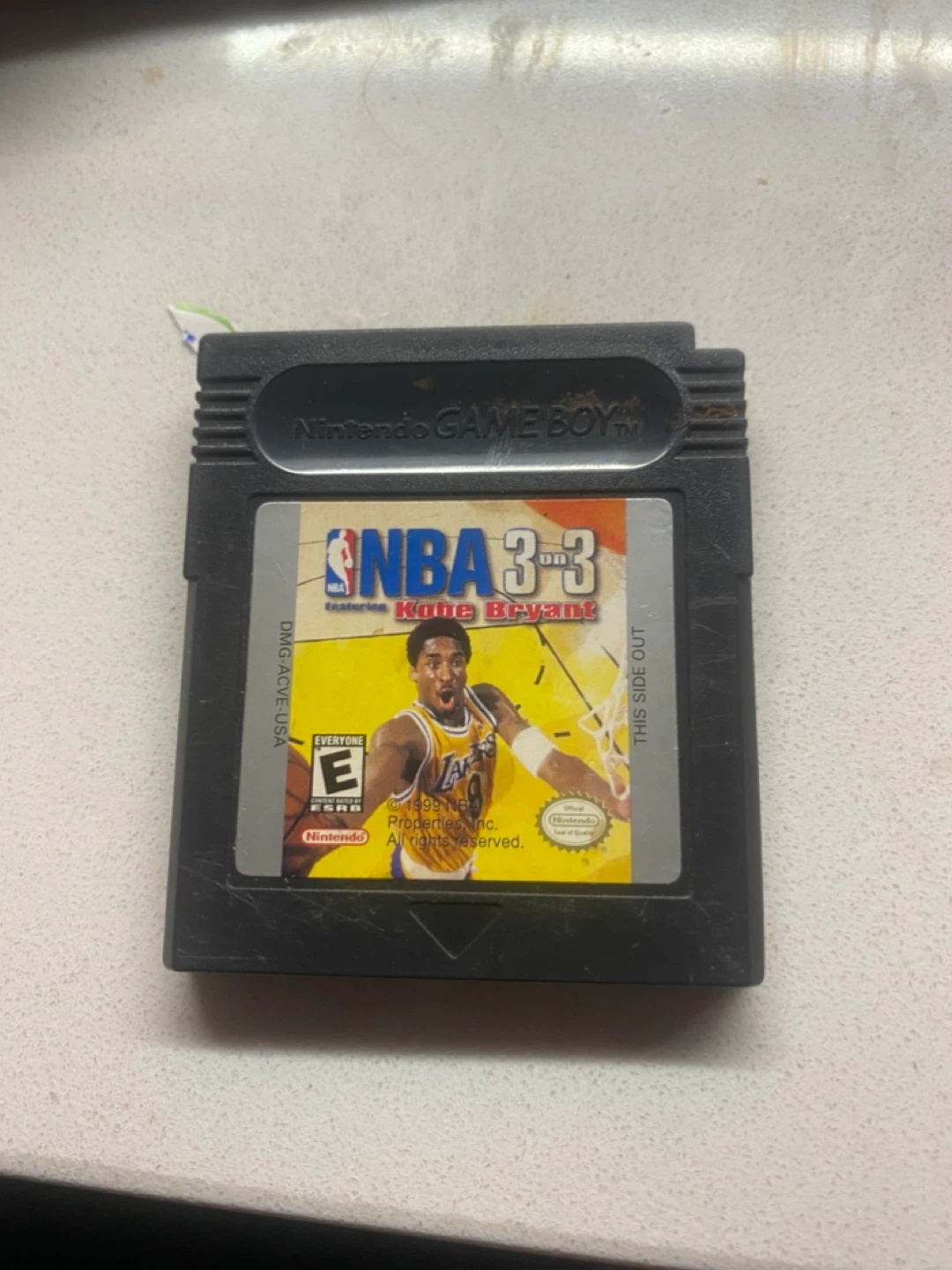 NBA 3 on 3 Kobe Bryant Game Boy Cartridge