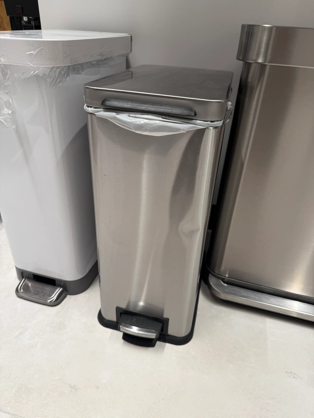 Stainless Steel Step Trash Can