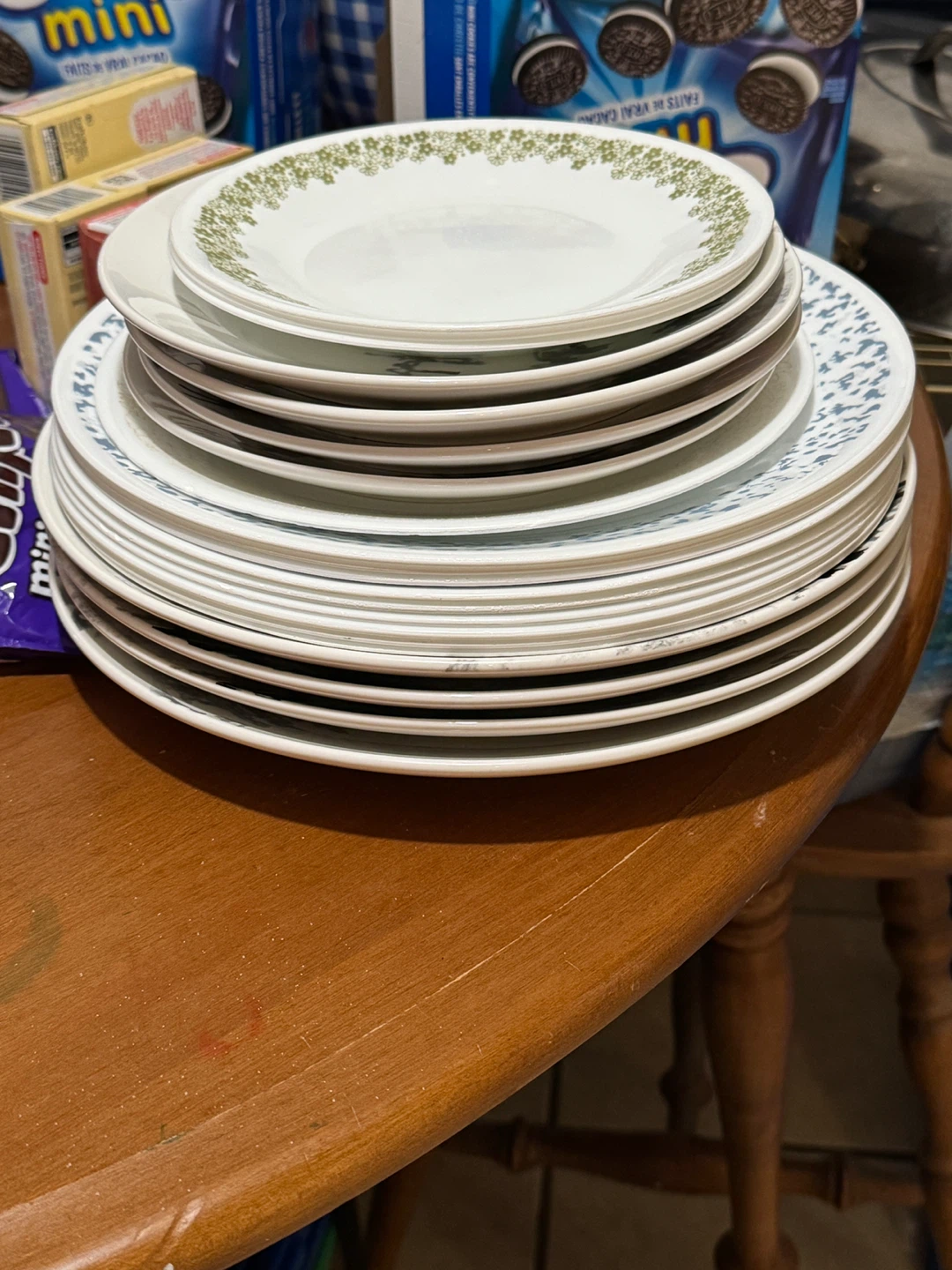 Corelle Dinner Plates and 4 off brand