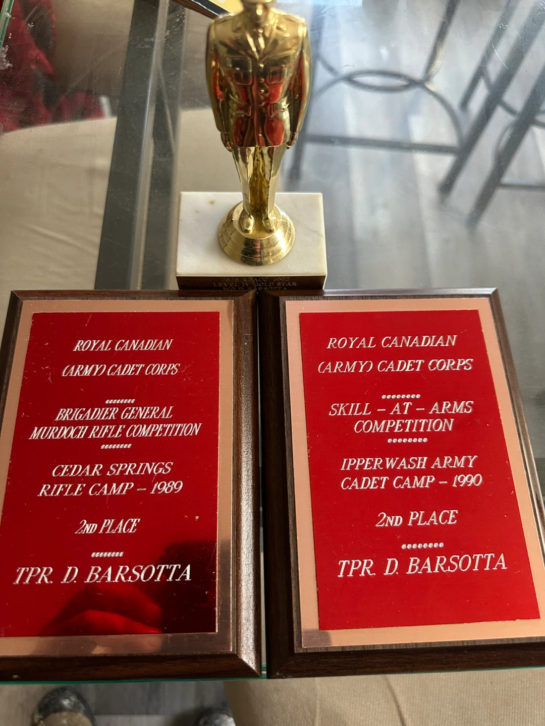 Royal Canadian Army Cadet Corps Gold Star Trophy