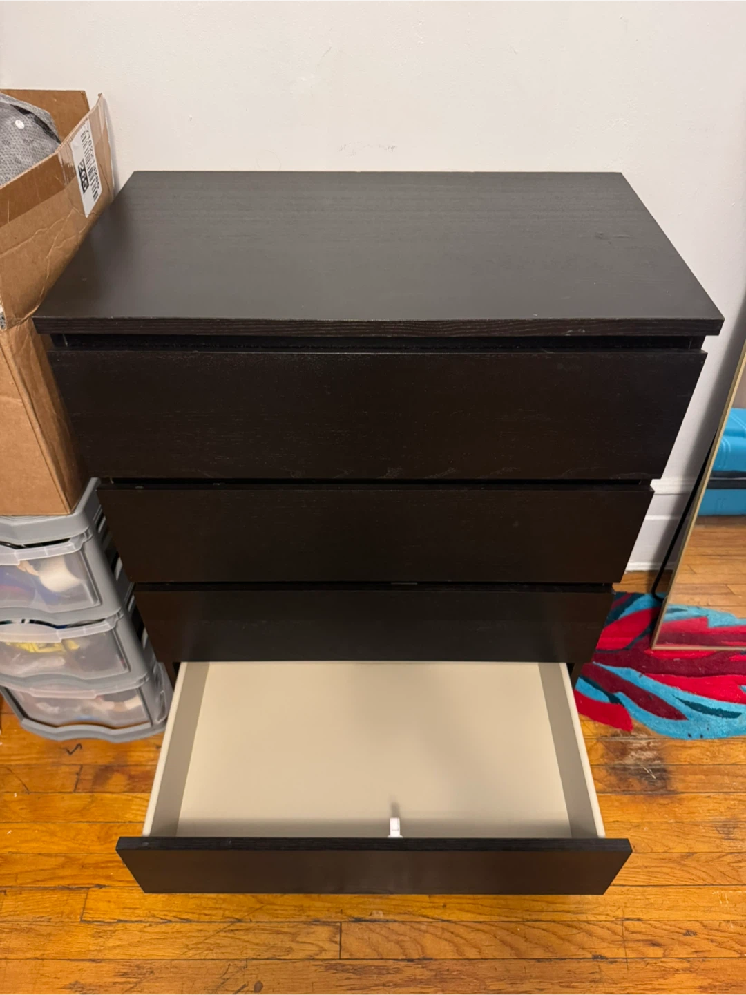 4-Drawer Dresser - Black - photo 2