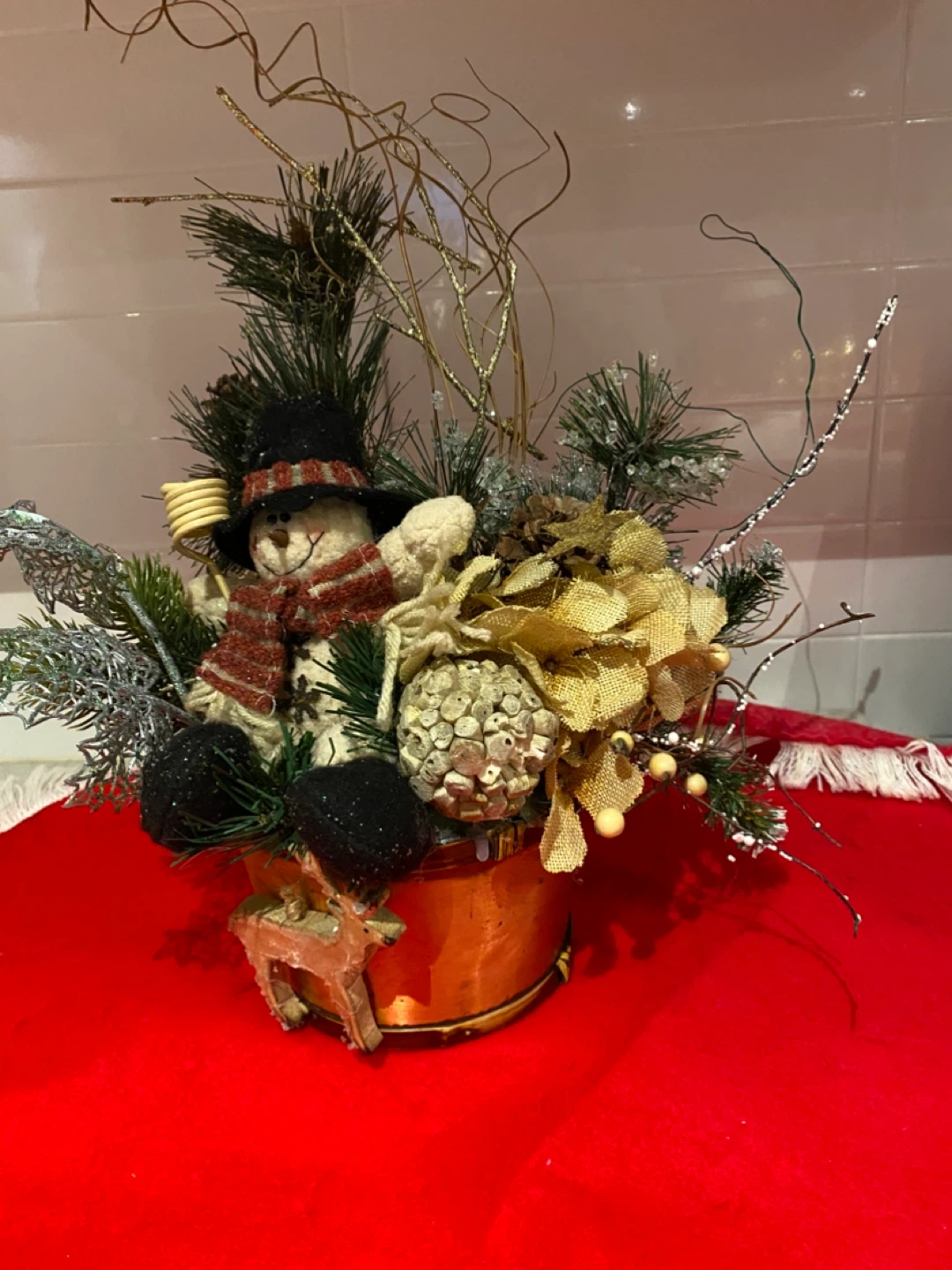 Christmas Snowman Decoration