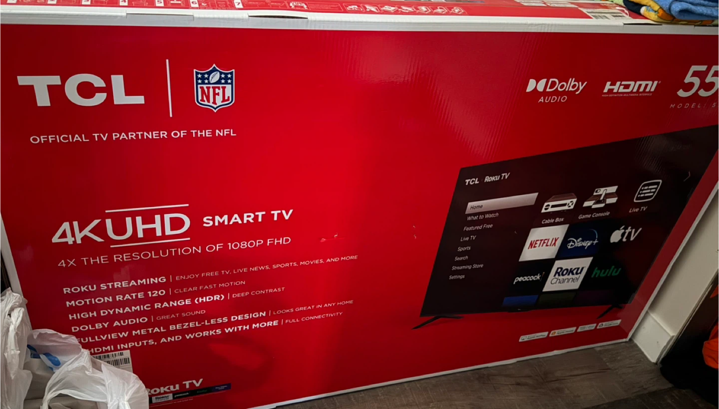 TCL 55 inch tv brand new