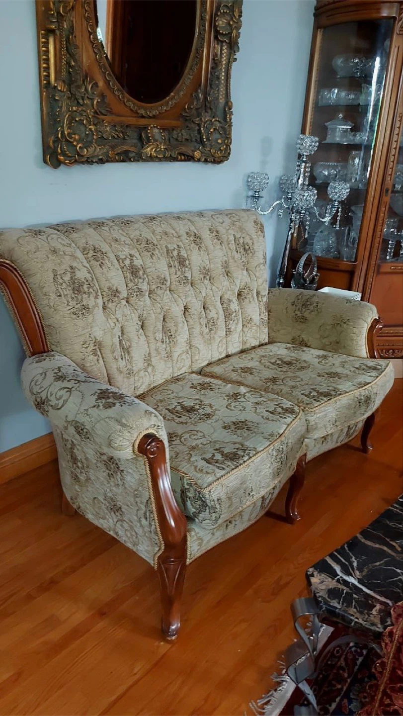Vintage Armchair & Loveseat Set - photo 4