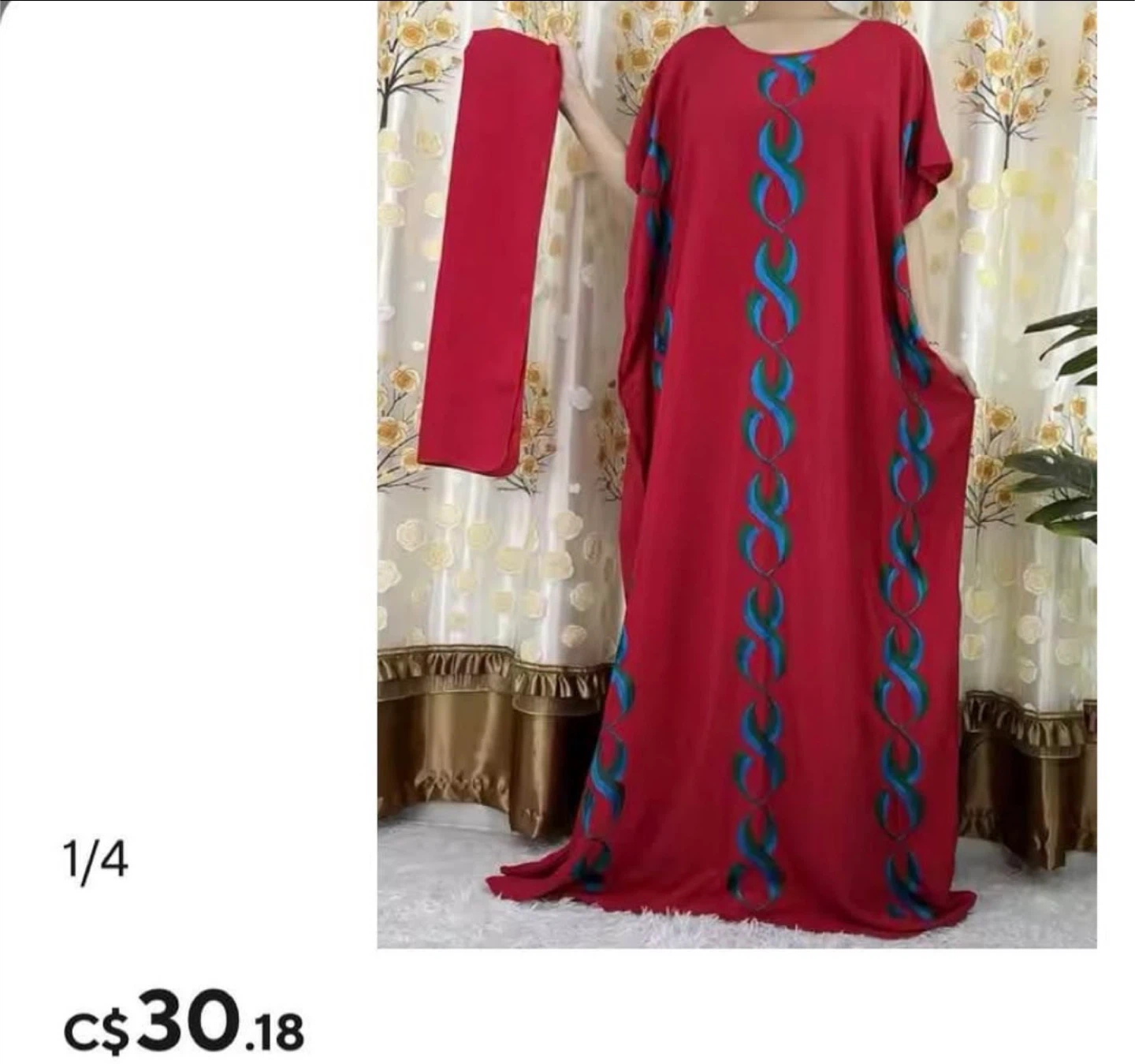 Dera dress red