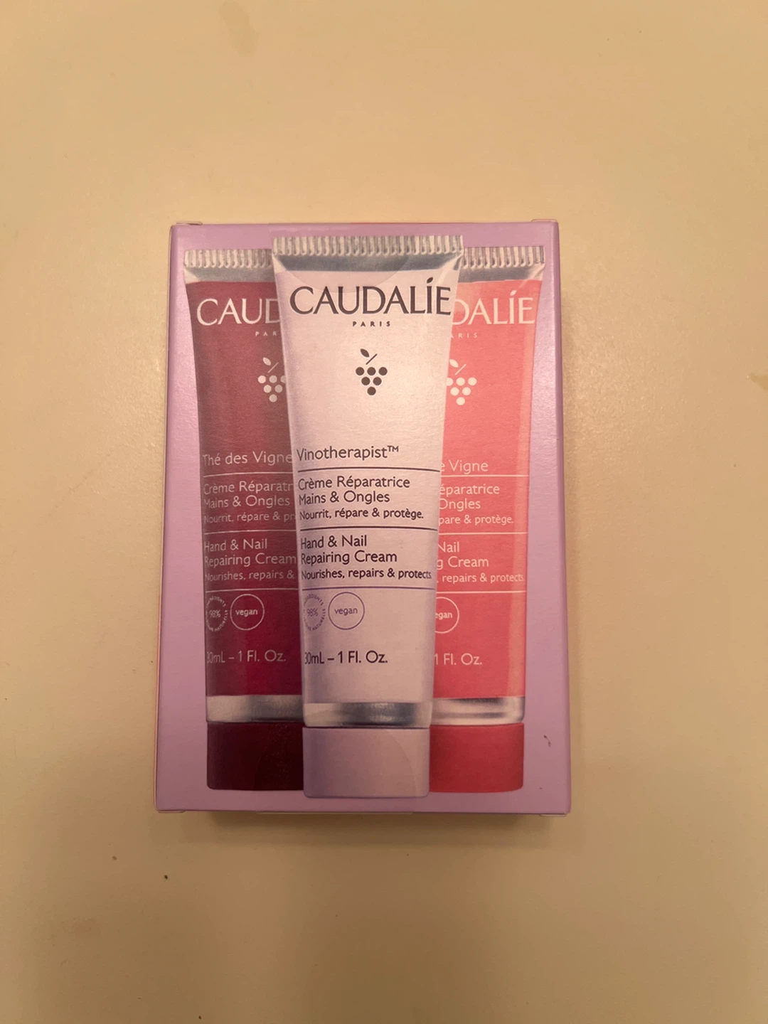 Caudalie Hand & Nail Repairing Cream Trio - NEW - photo 2