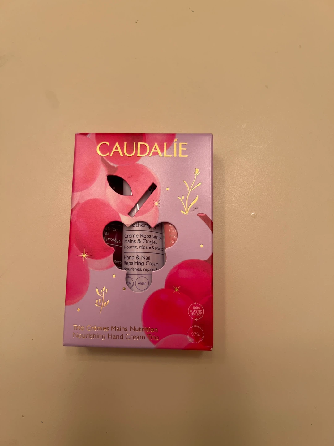 Caudalie Hand & Nail Repairing Cream Trio - NEW