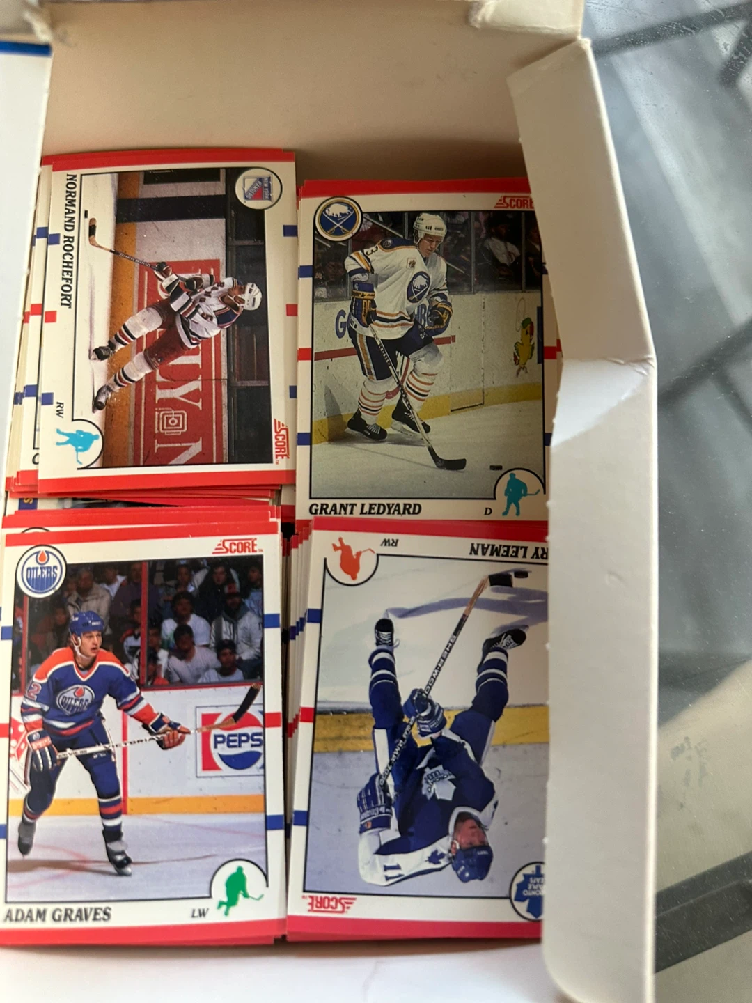 1990 Score NHL Hockey Premier Edition Cards