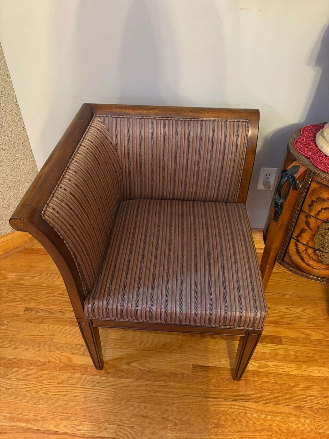 Striped Accent Chair - Set of 2 - photo 3