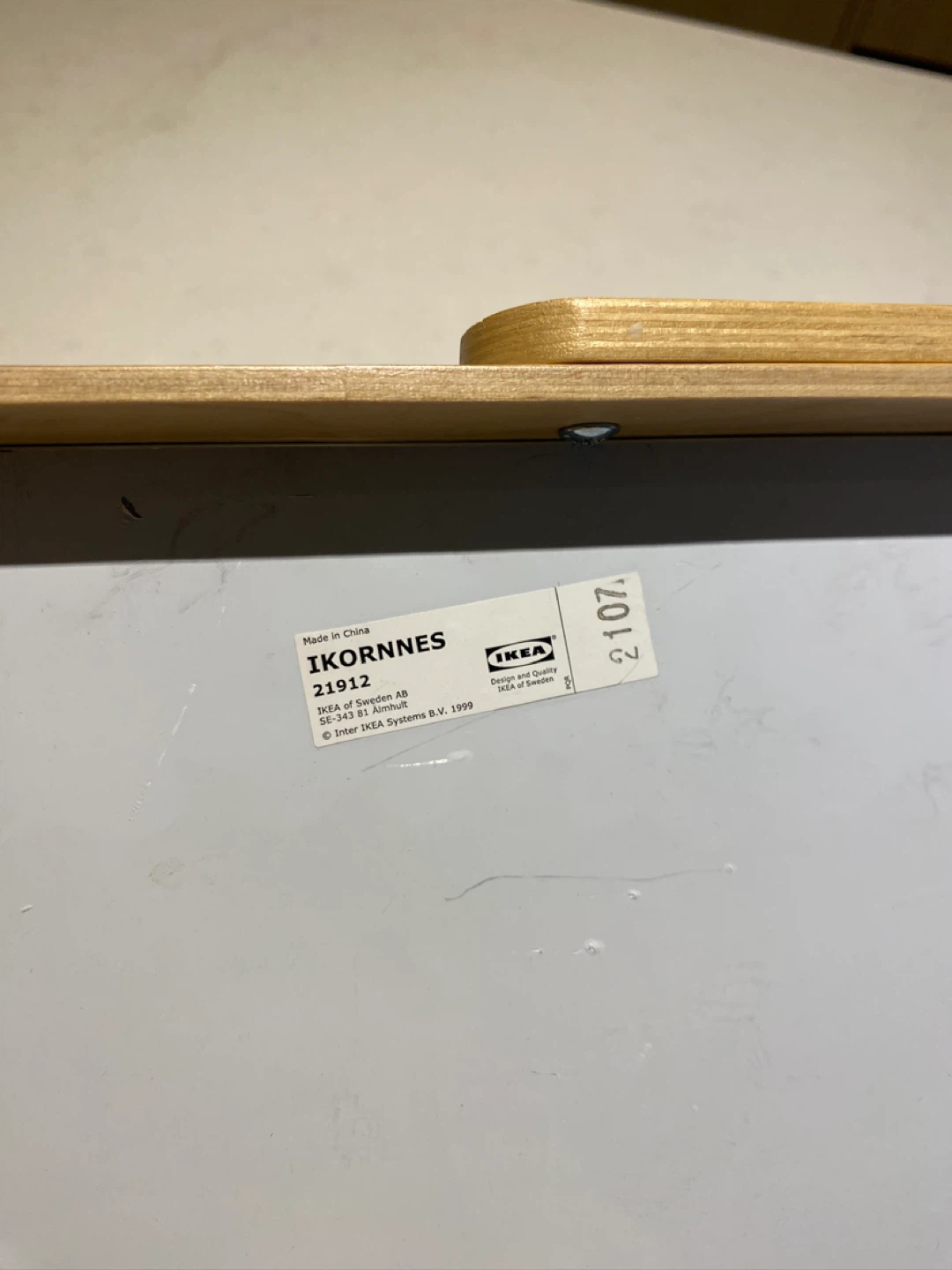 IKEA IKORNNES Table Mirror, Ash Veneer - photo 4