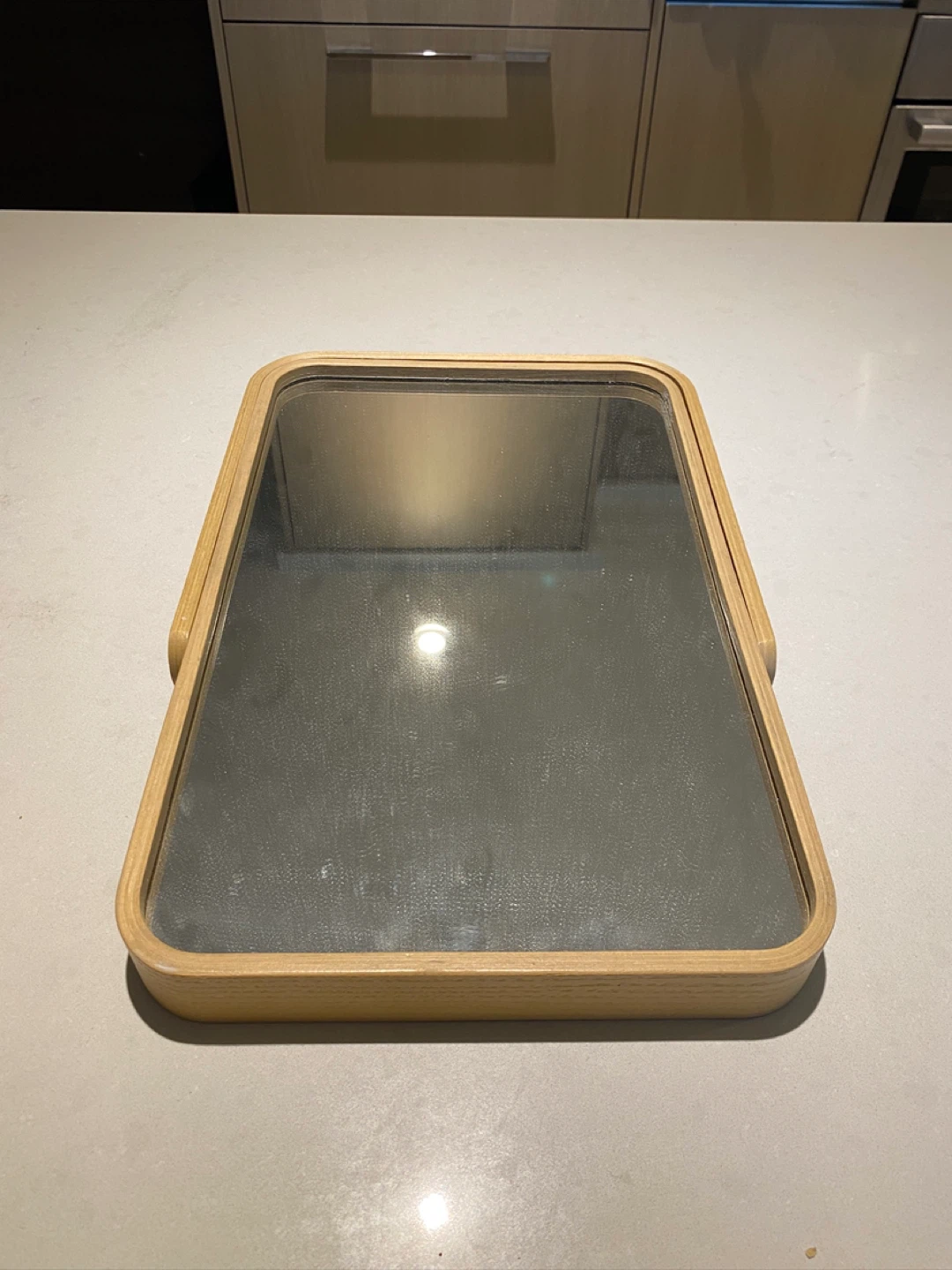 IKEA IKORNNES Table Mirror, Ash Veneer - photo 3