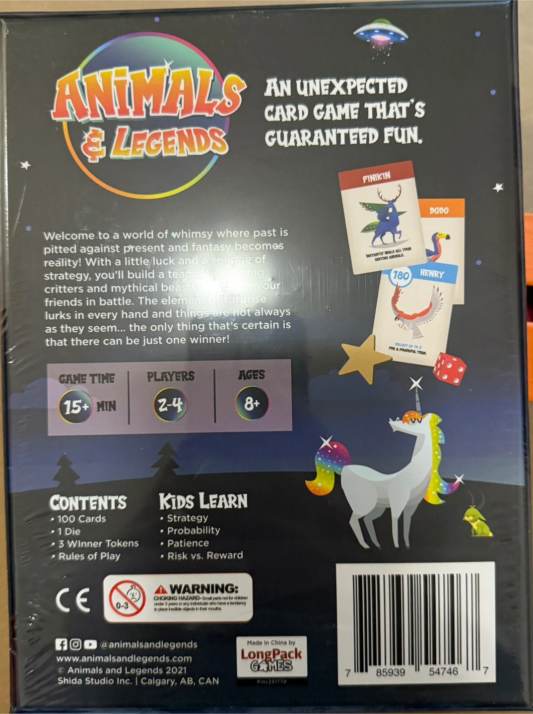 Animals & Legends Card Game - New in Box - photo 2