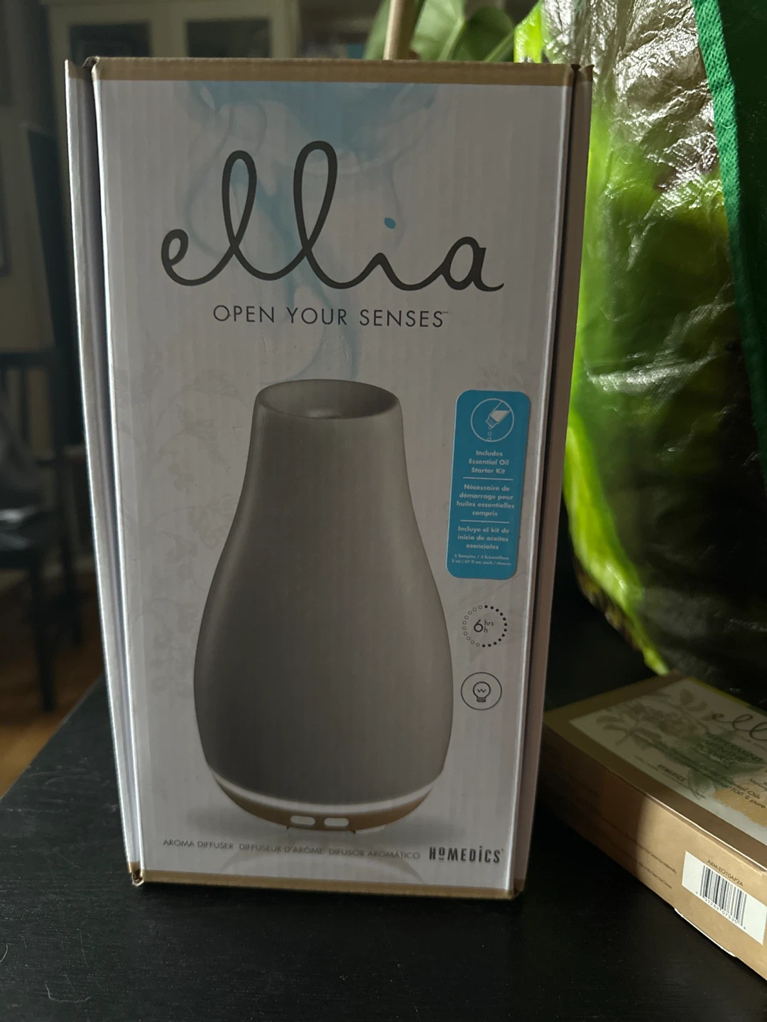 New in Box. Ellia Open Your Senses Aroma Diffuser with 3 oils - photo 2