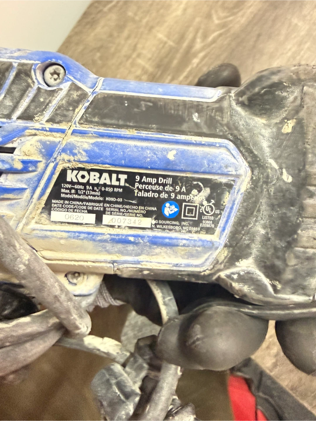 Kobalt 9 Amp Drill K09D-03 - photo 4