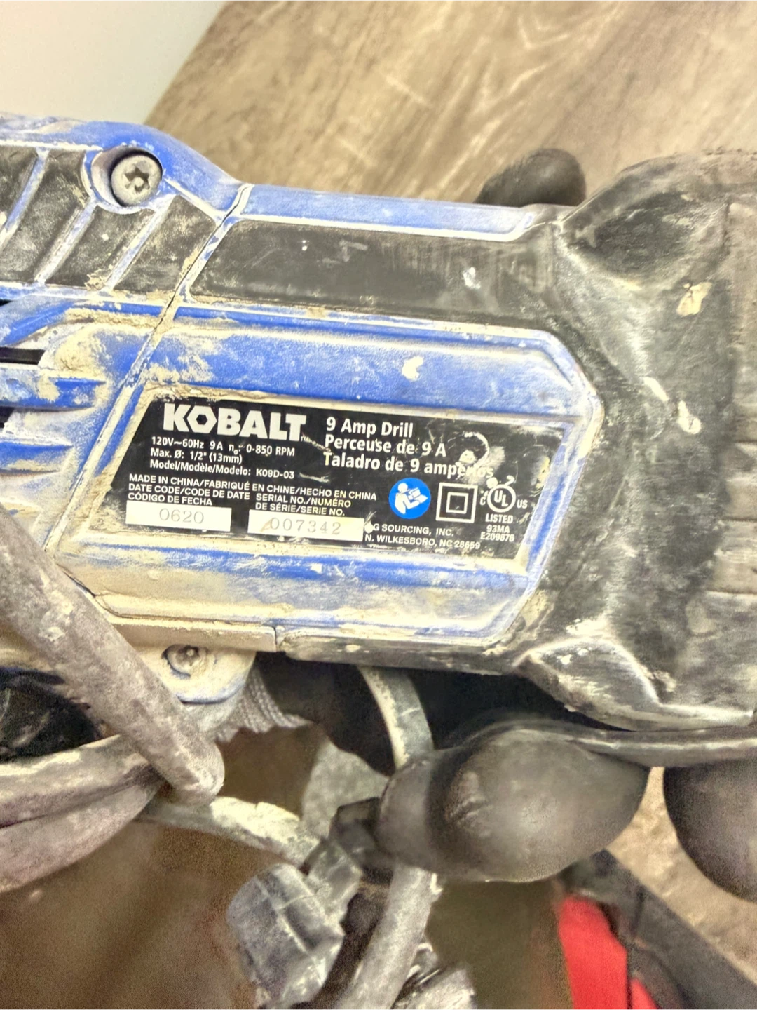Kobalt 9 Amp Drill K09D-03 - photo 5