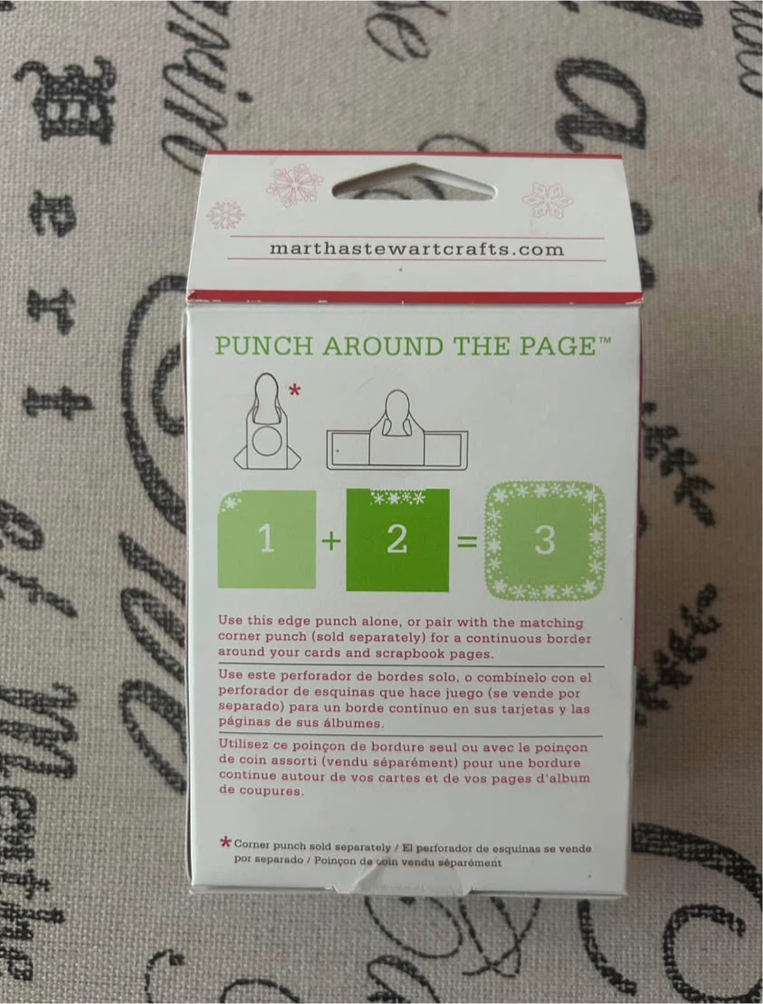 Martha Stewart Snow Flurry Edge Punch - photo 2