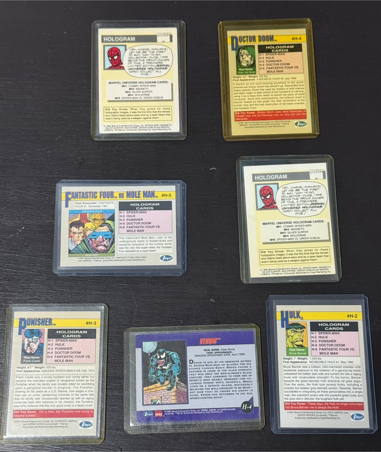 Marvel Universe Hologram Cards - photo 2