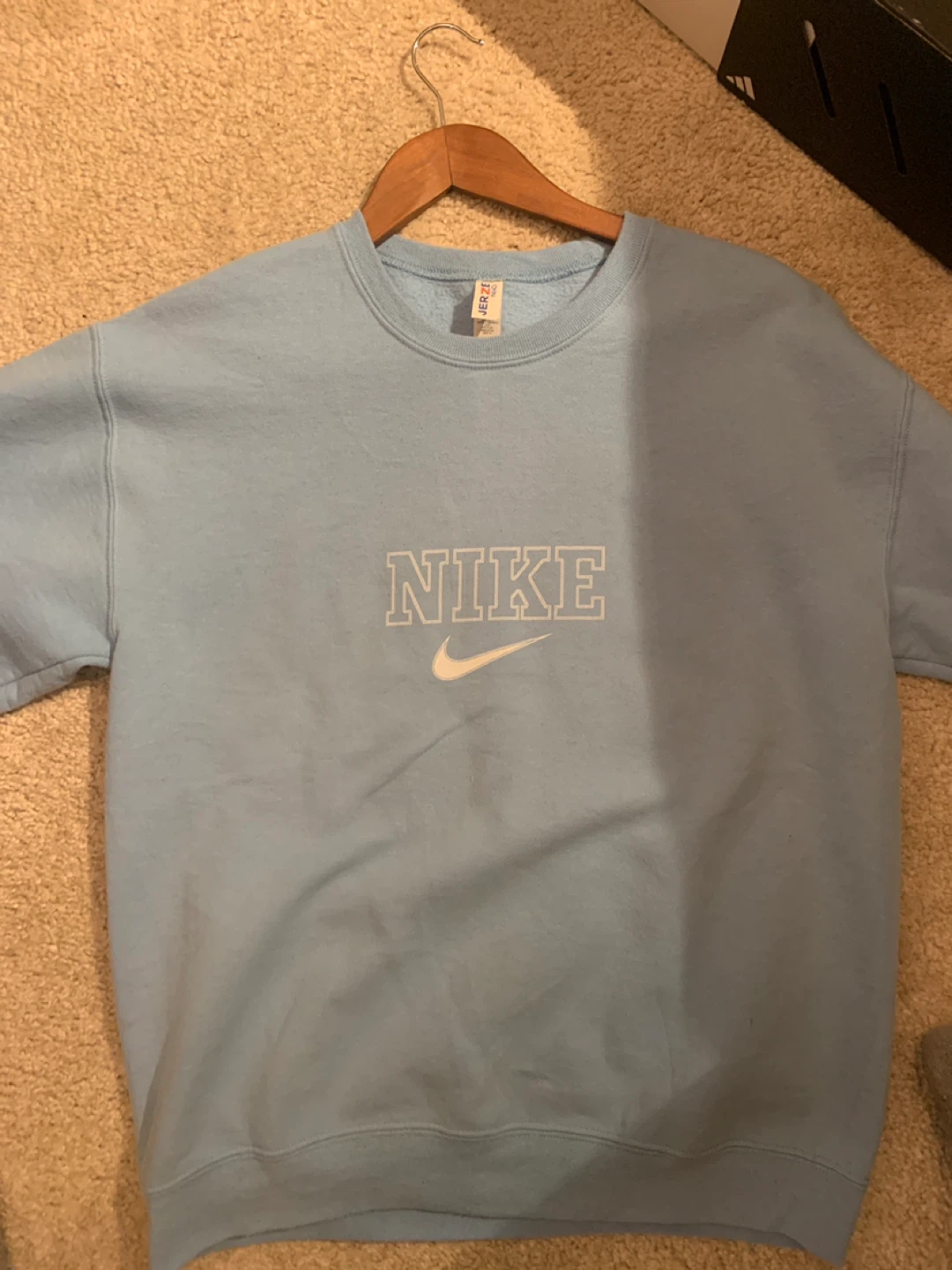 Nike Light Blue Crewneck Sweatshirt - photo 2