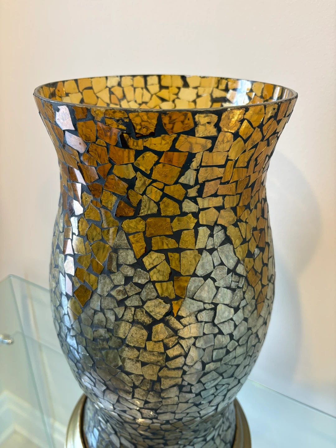 Mosaic Glass Candle Holder - photo 4