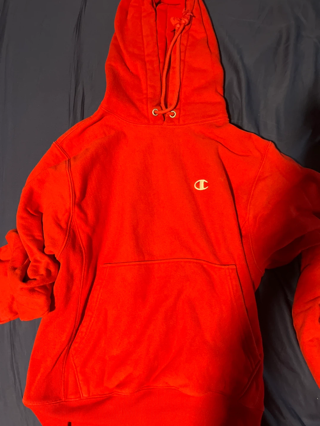 Champion Reverse Weave Hoodie - Small, Red